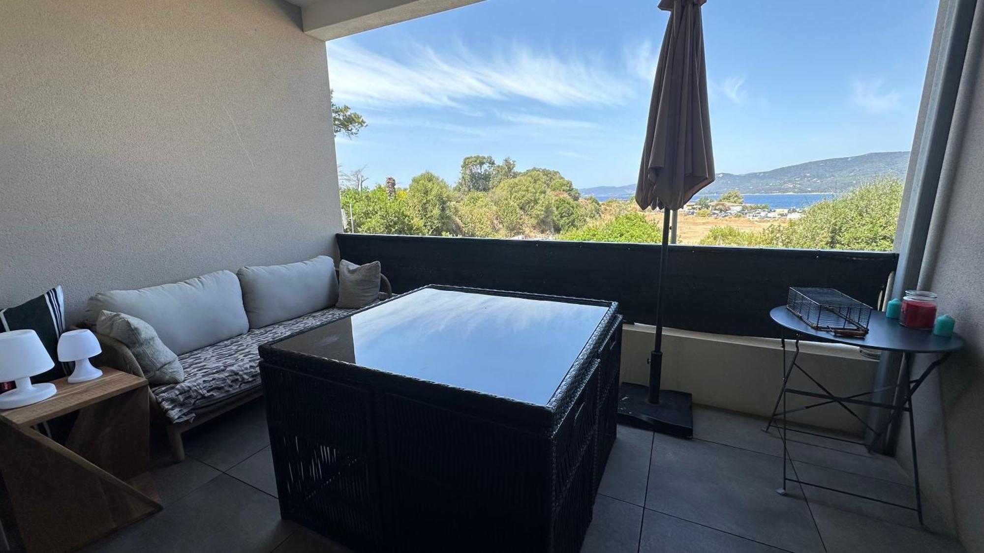 Studio T1 bis vue mer Propriano Propriano  Eksteriør bilde