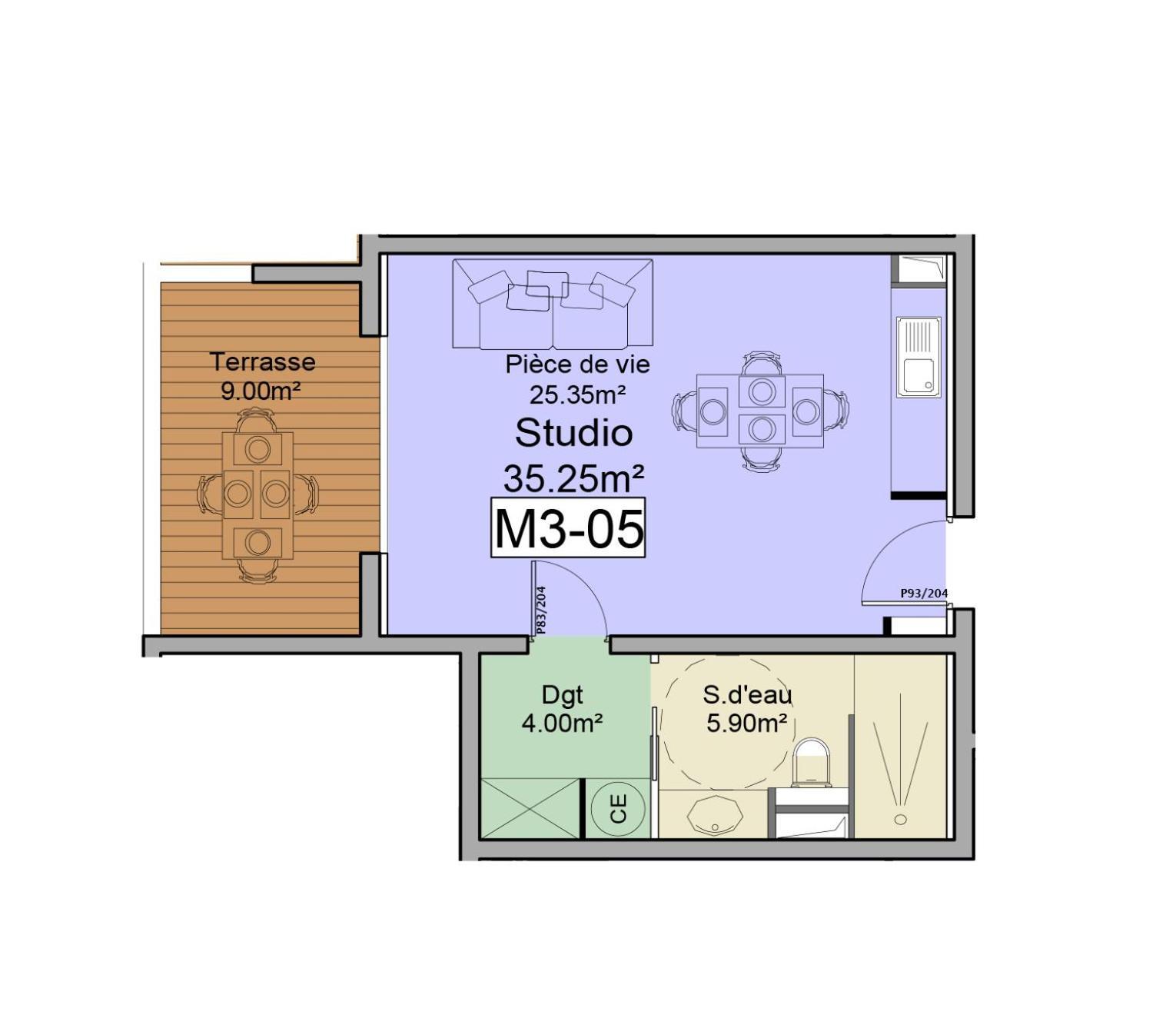Studio T1 bis vue mer Propriano Propriano  Eksteriør bilde